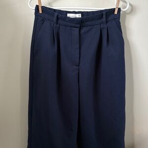 Abercrombie & Fitch Navy Blue Trousers